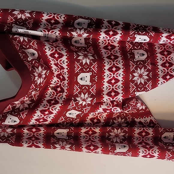 Old Navy Pajama Set "Polar Bear Red" - Picture 3 of 4